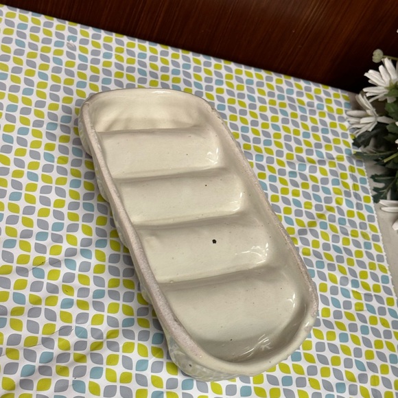 Ceramic Taco holder White Vintage Taco Server - Picture 5 of 10